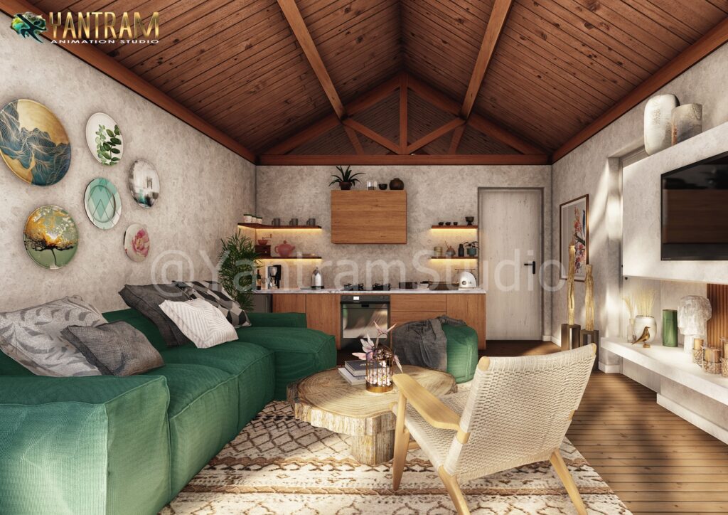 3D Interior Rendering,Living Room