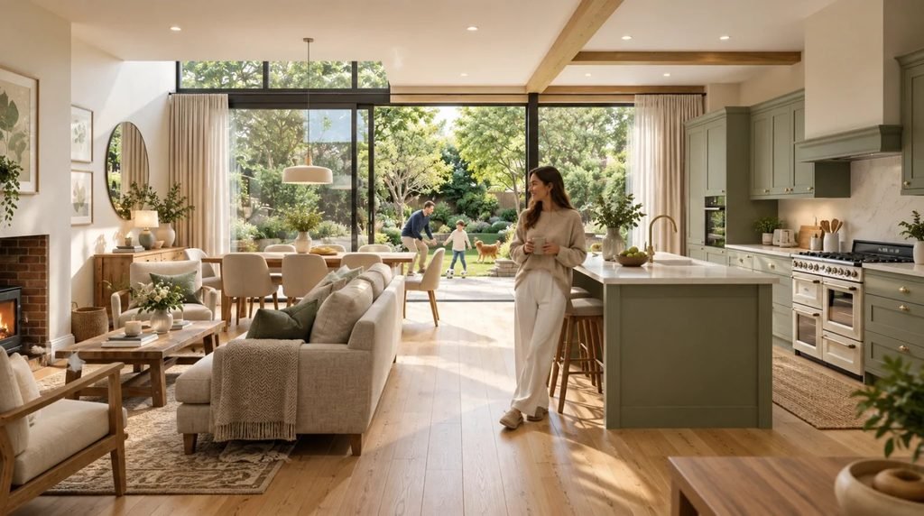 ireland open plan living kitchen interior rendering 1536x858