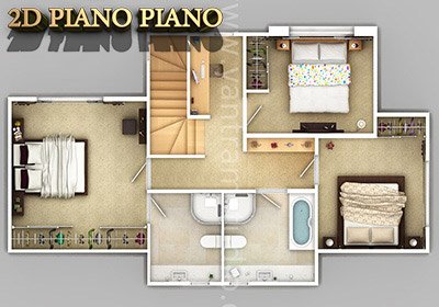 2D Elevation And Floor Plan - Firenze, Italia
