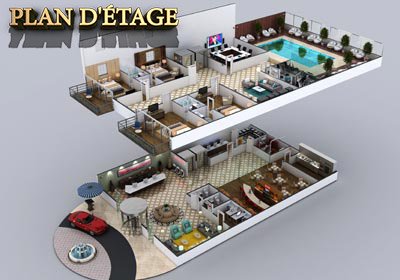 3D Floor Plan Design