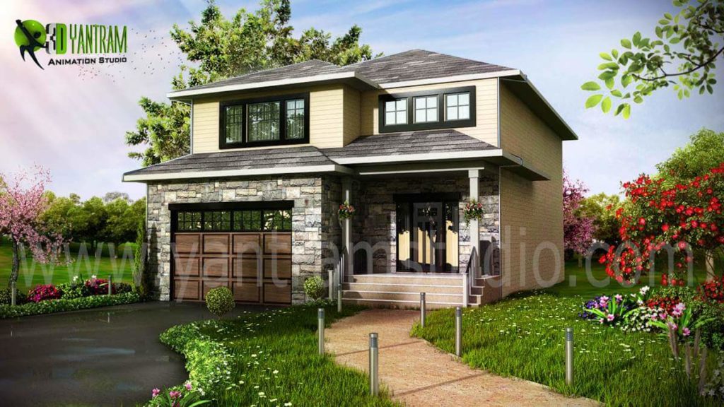 3D Architectural Visualization Exterior from Yantram Animation Studio – Toronto, Canada