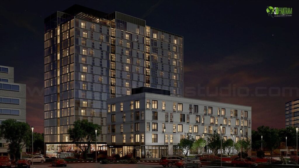 Night-view-commercial-3d-elevation-rendering-classic