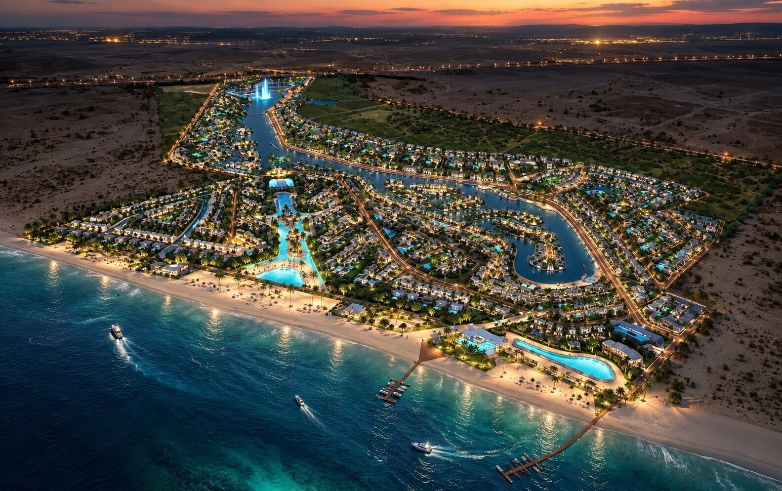 Commercial development bird view rendering — Aerial 3D Visualization Studio Brazil