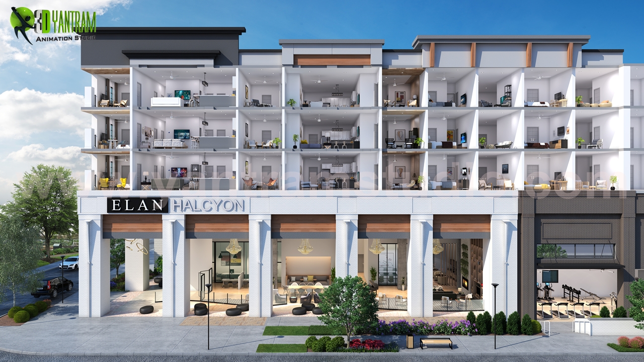 Cutting-Edge 3D Dollhouse View and Floor Plan Design by Yantram: A Visionary Perspective, Florida – USA