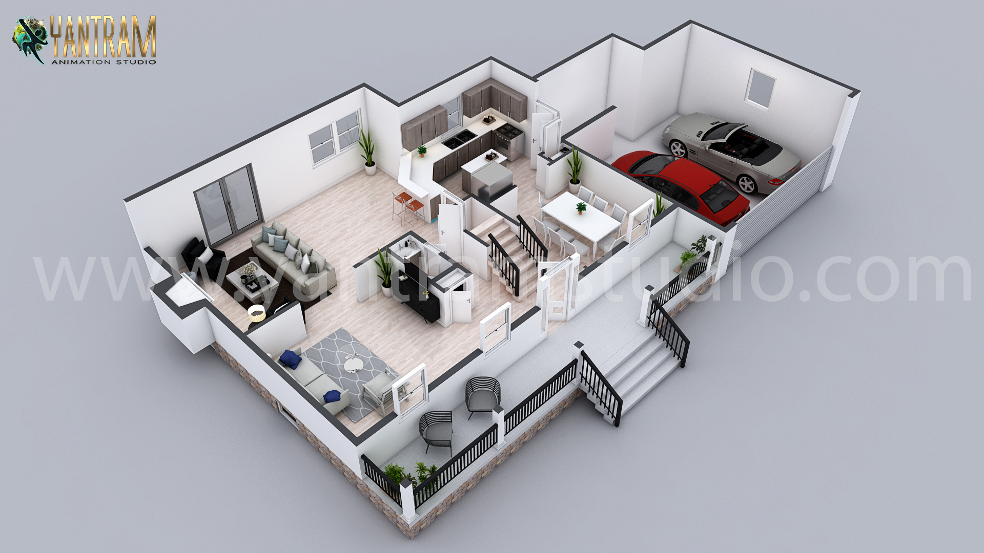Residential 3d floor plan design by 3d architectural design studio 2021, Dallas – Texas