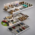 architectural, rendering, studio, visualization, services, design, Idea, floor plan, commercial, hotel, 3 floors, company, modeling, retail, 3000 sq ft, company, firms, floor plan, resort, 3d, basement, 2 floor