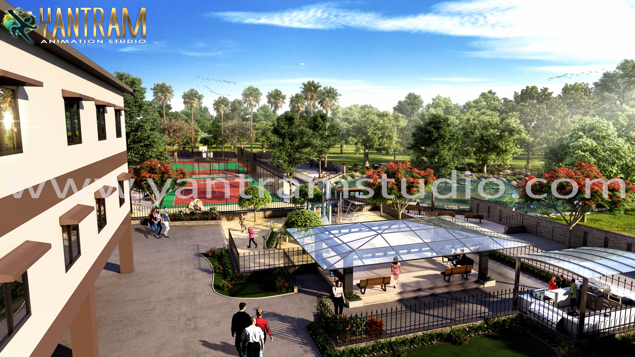 Revitalizing Recreation: 3D Architectural Modeling for Buckeye’s Playground and Community Park Exterior Design