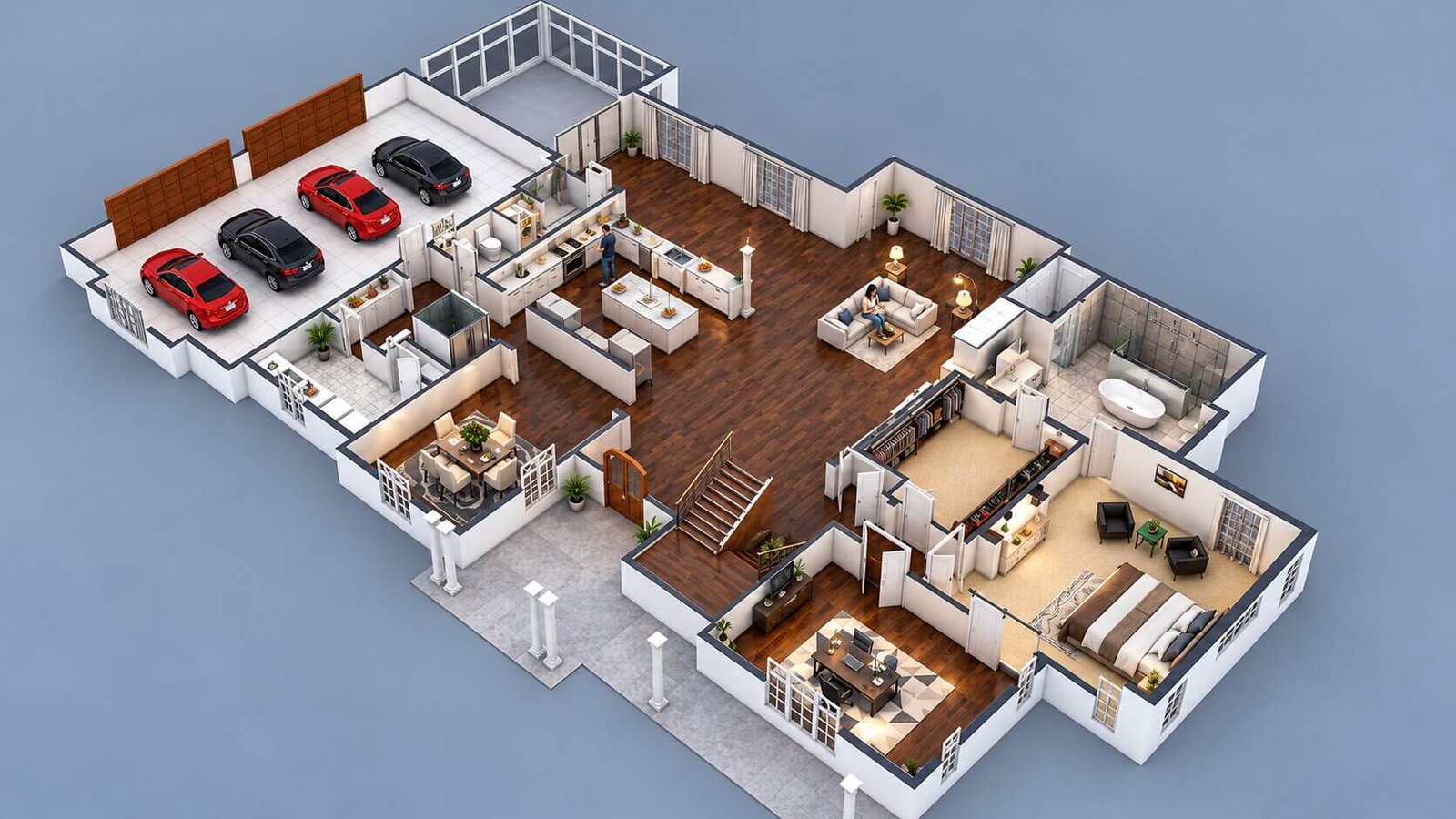 Raw house concept by Yantram Studio — India 3D Rendering Studio