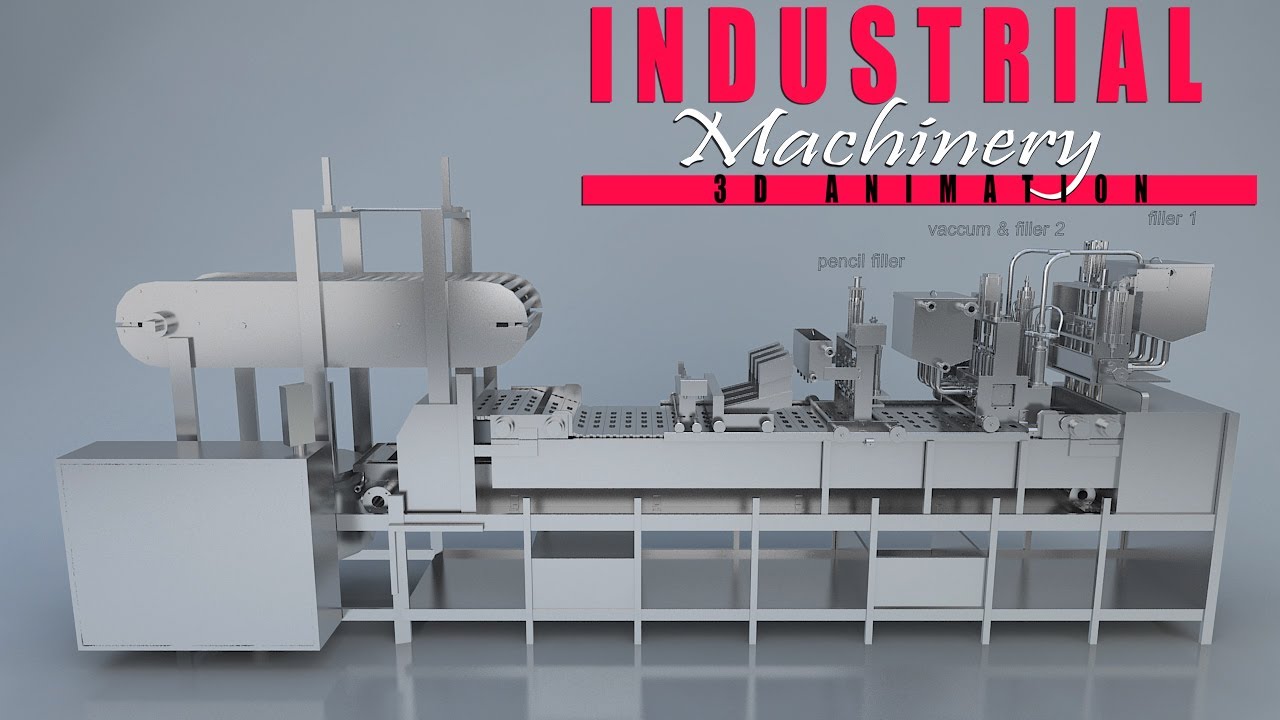 3D Product Modeling Service of filling Machine in New York city