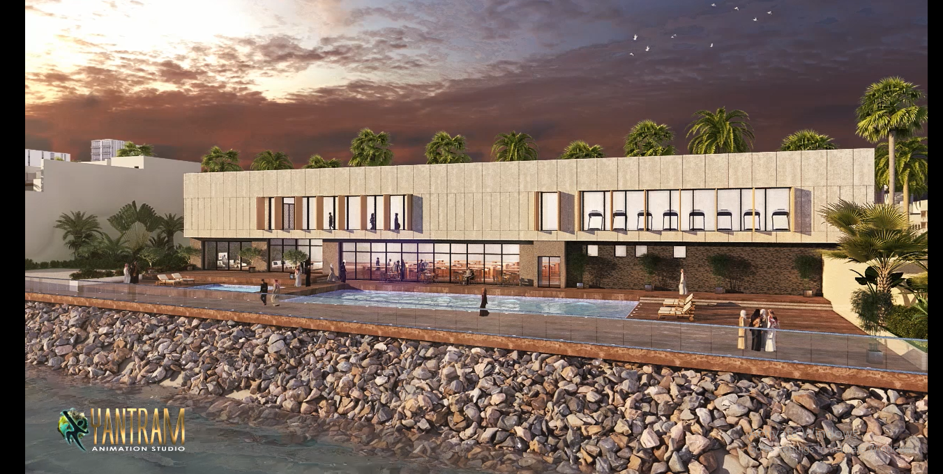 Architectural Presentation Video of Community Center- al Naseem, Bahrain