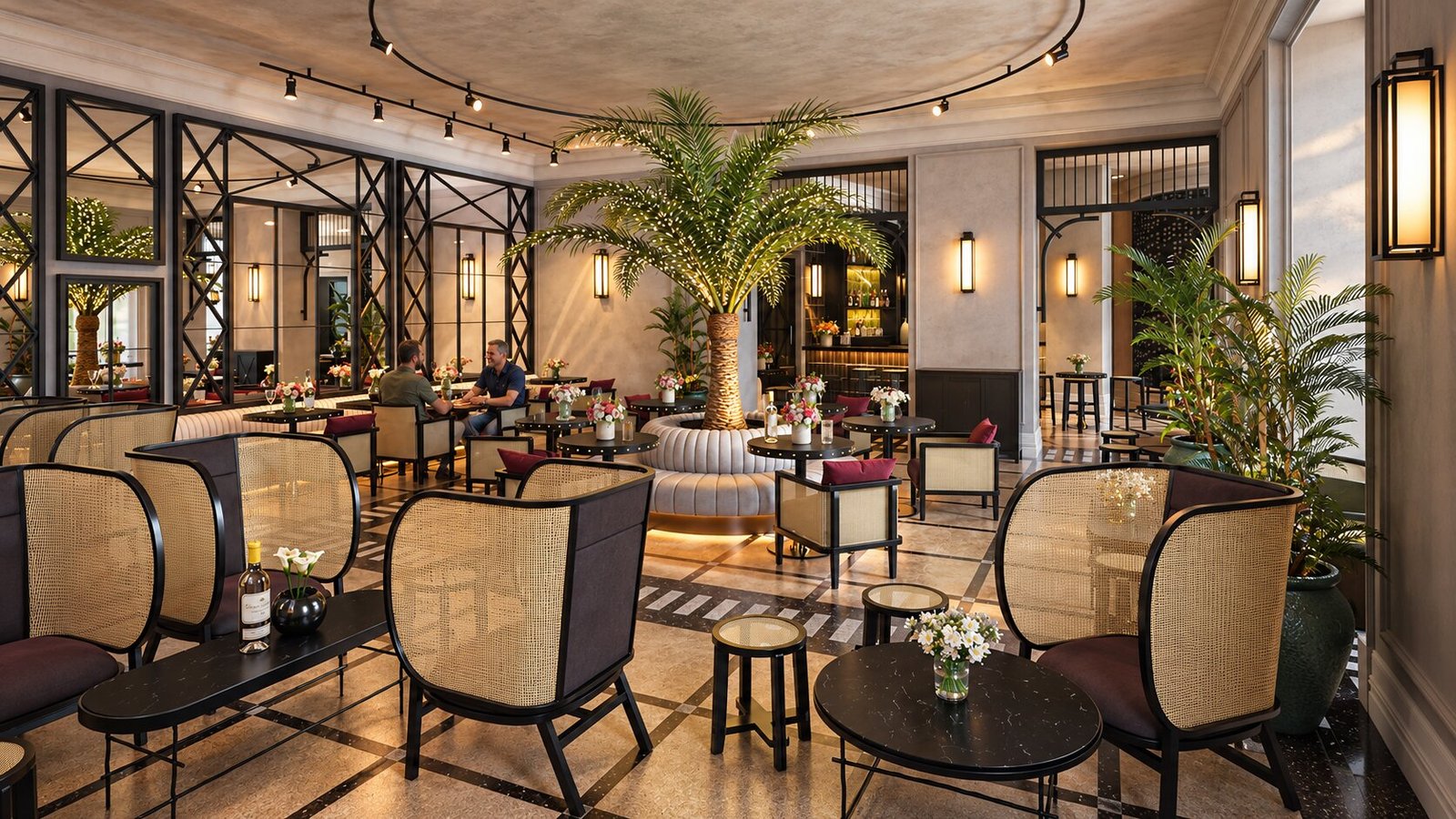 Another angle of the dining area at Buddha Bar