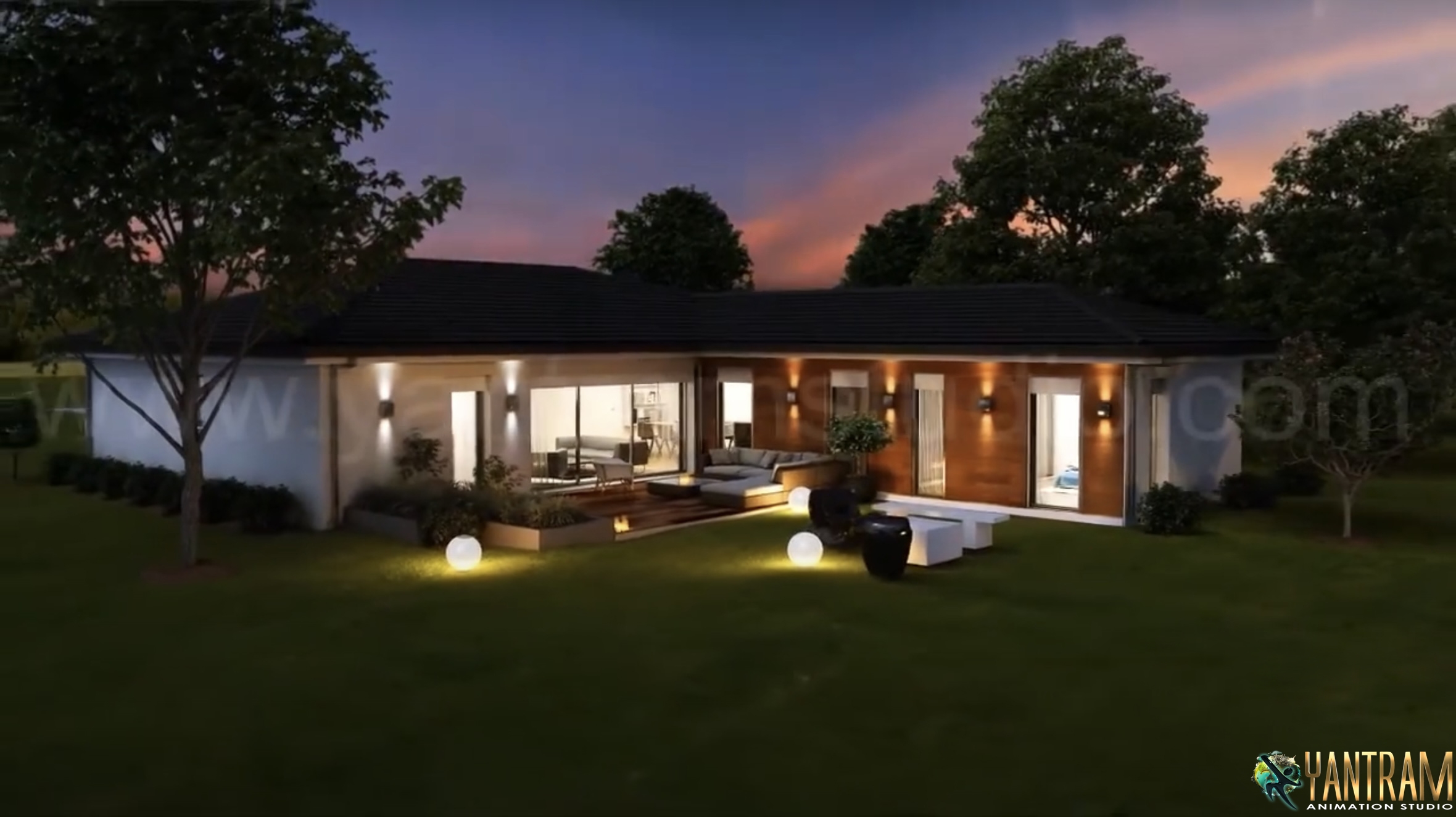 3D Architectural Rendering Services layouts Exterior of a house in Dallas, Texas
