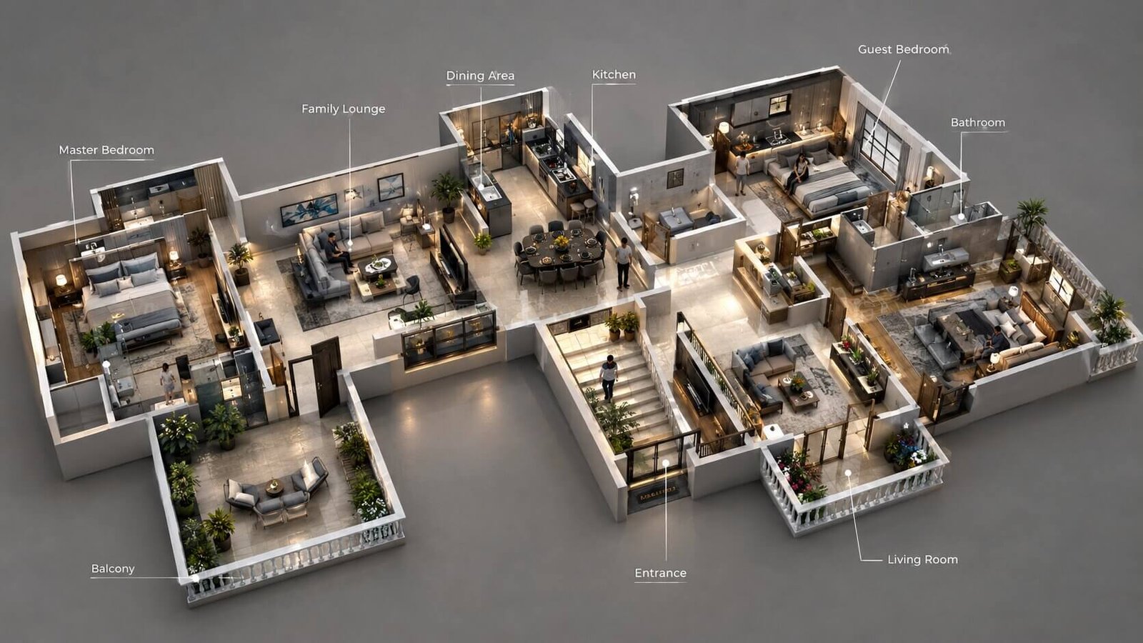 3D floor plan design in Dallas, Texas — 3D Floor Plan Indianapolis India