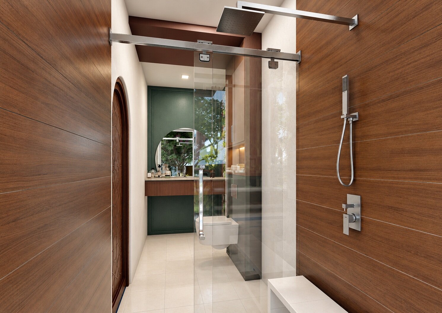 Elegant villa interior with a luxurious feel — Residential Development Visualization