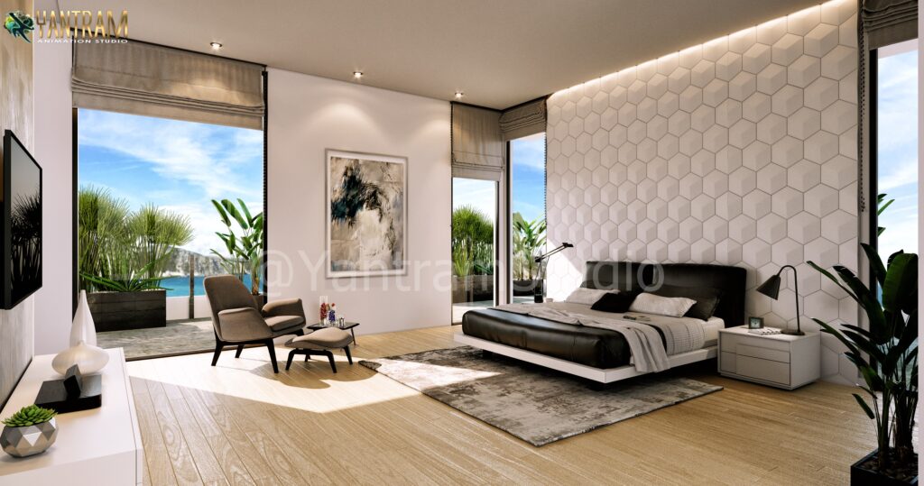 architectural rendering studio,Bedroom