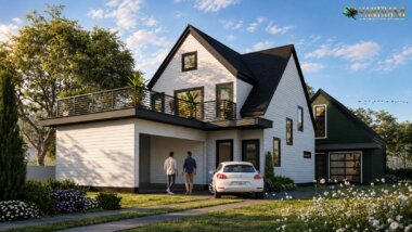 architectural, rendering, studio, animation, visualization, services, design, Idea, residential, apartment, house, villa, bungalow, home, company, parking, exterior, Garden, balcony