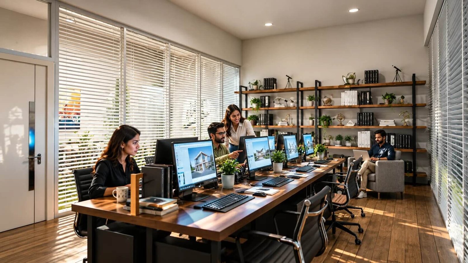 3D Interior Visualization, offices interior ideas,