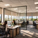 3D Interior Design, office place, offices interior ideas