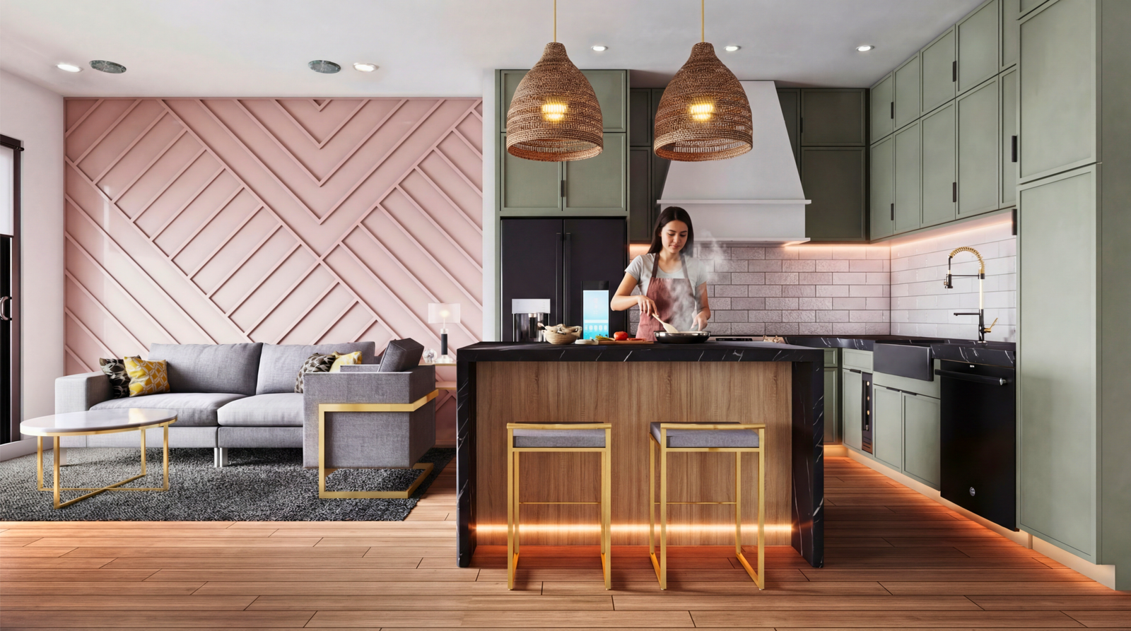 Captivating 3d architectural visualization studio: Unveiling the Exquisite residential interior design studio in Barcelona, Spain