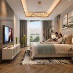 master bedroom interior design idea 3d rendering studio 1072