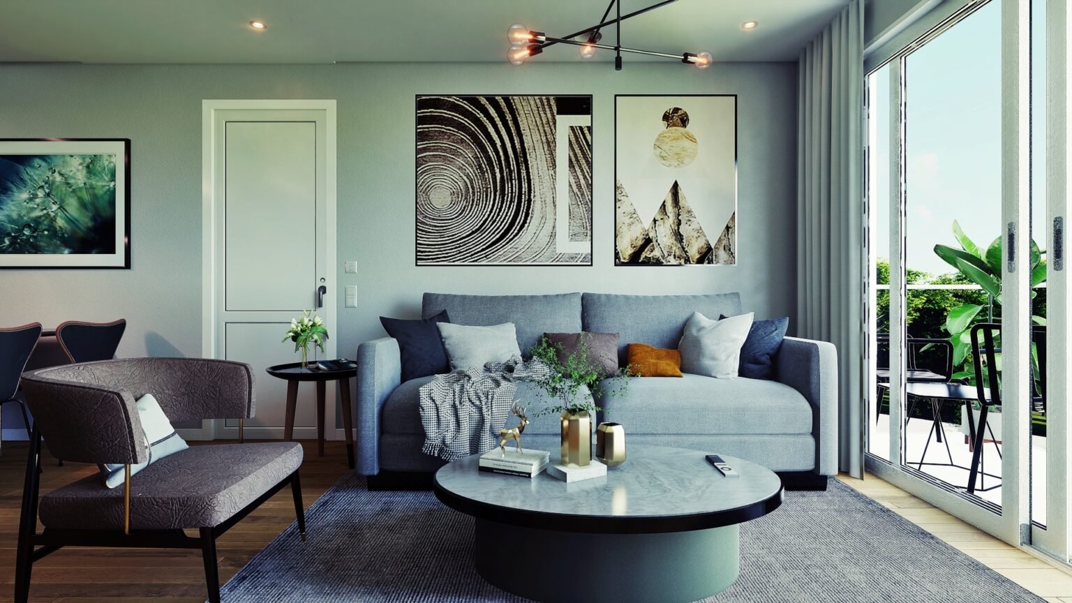 3D interior design studio Living Room Goodyear, Arizona