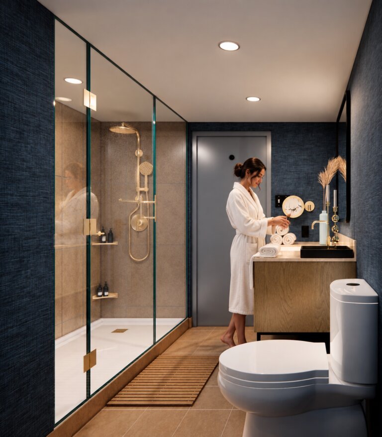 architectural rendering studio animation visualization services design view Idea residential hotel apartment bungalow Interior designers bathroom luxury firm company companies agency