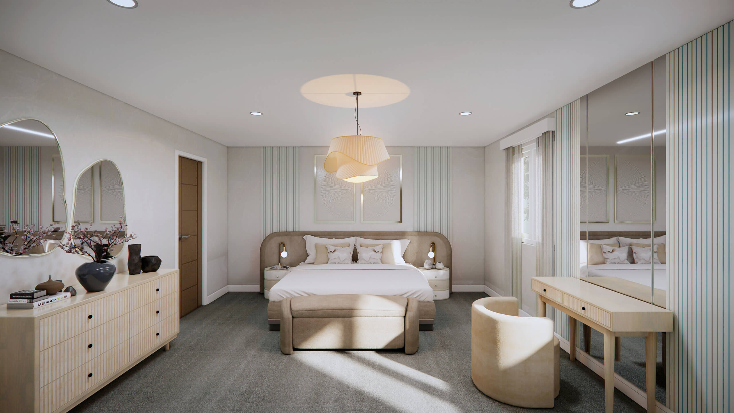 architectural rendering modern studio visualization animation services design Idea company companies firms agency interior bedroom classic