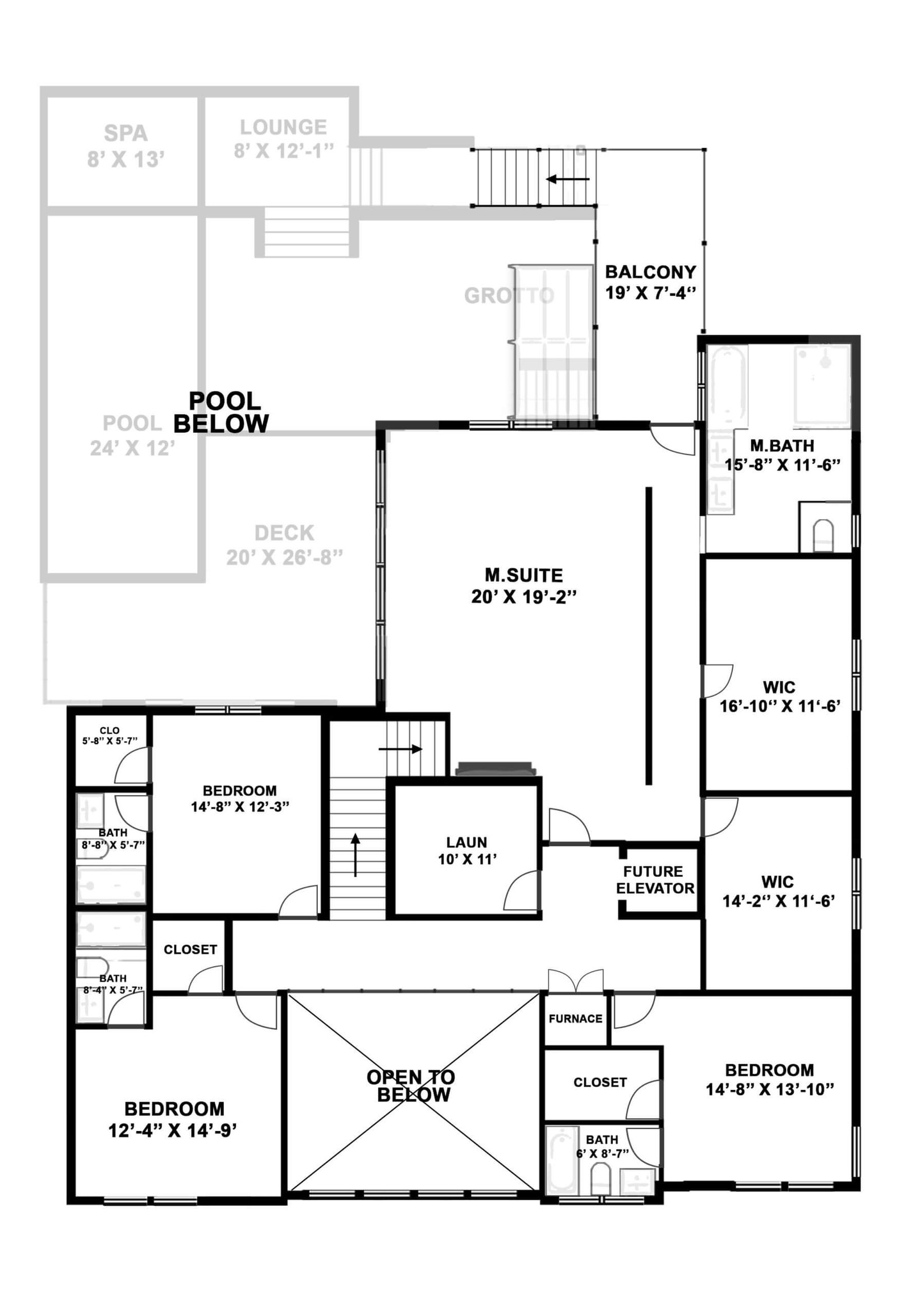 rendering studio services design Idea company companies firms agency 2d floor plan bedroom home livingroom diningroom kitchen architectural
