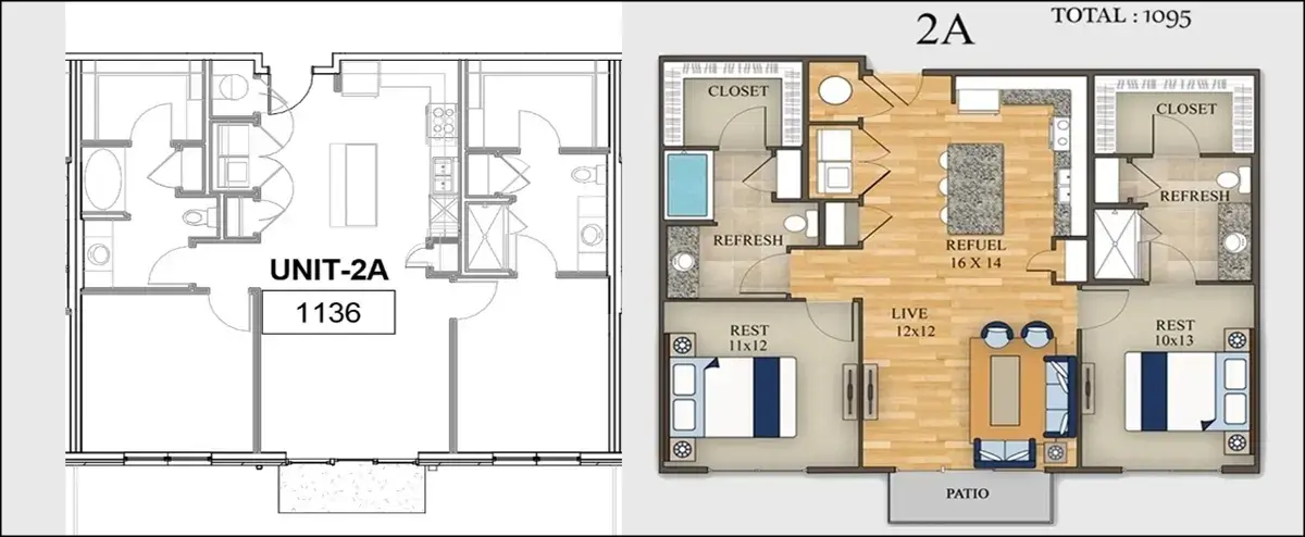sketch to 2d floor plan services studio rendering animation 2