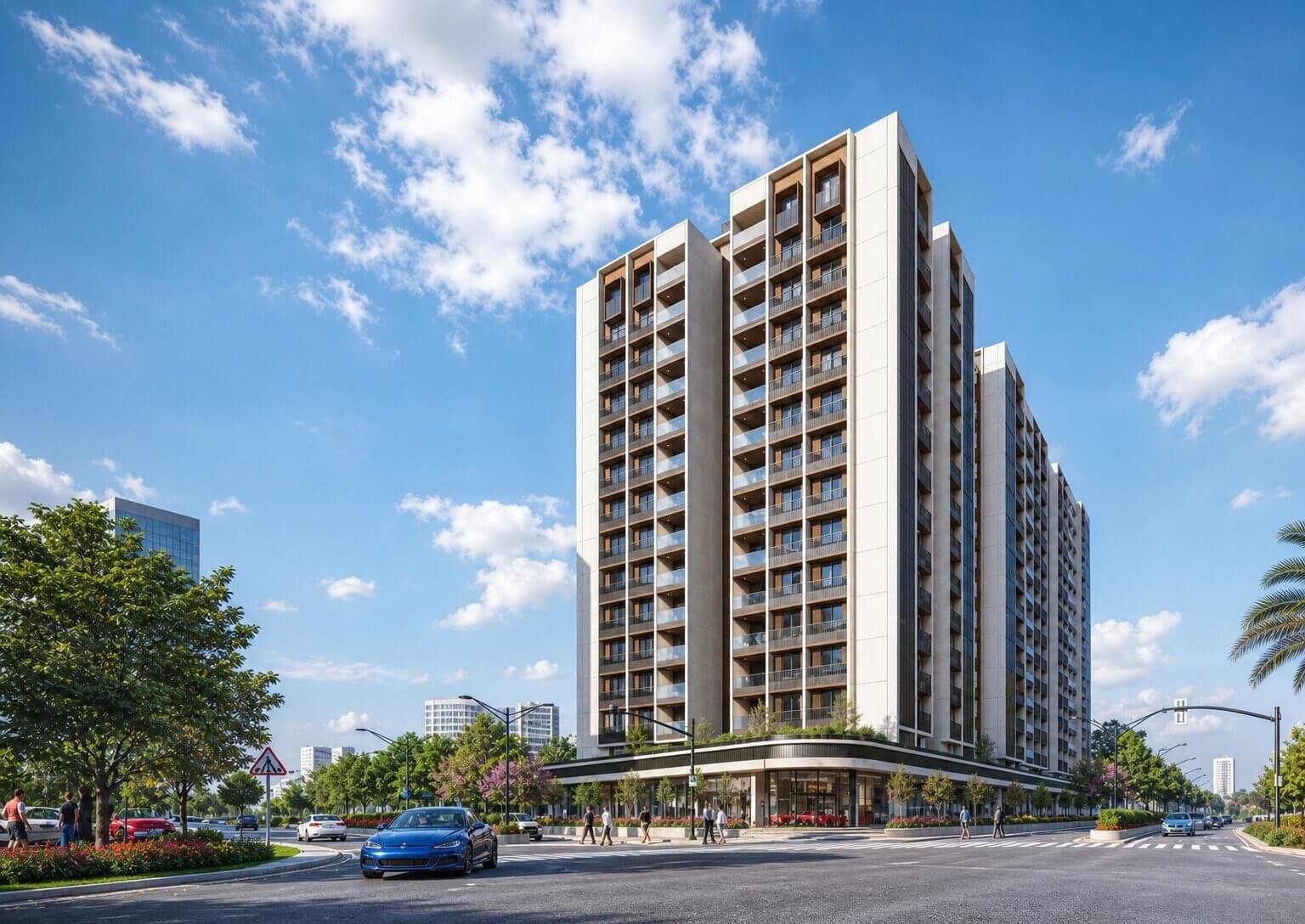 Crafting iconic high-rise exteriors with rendering — 360 Architectural Visualization Company Seattle