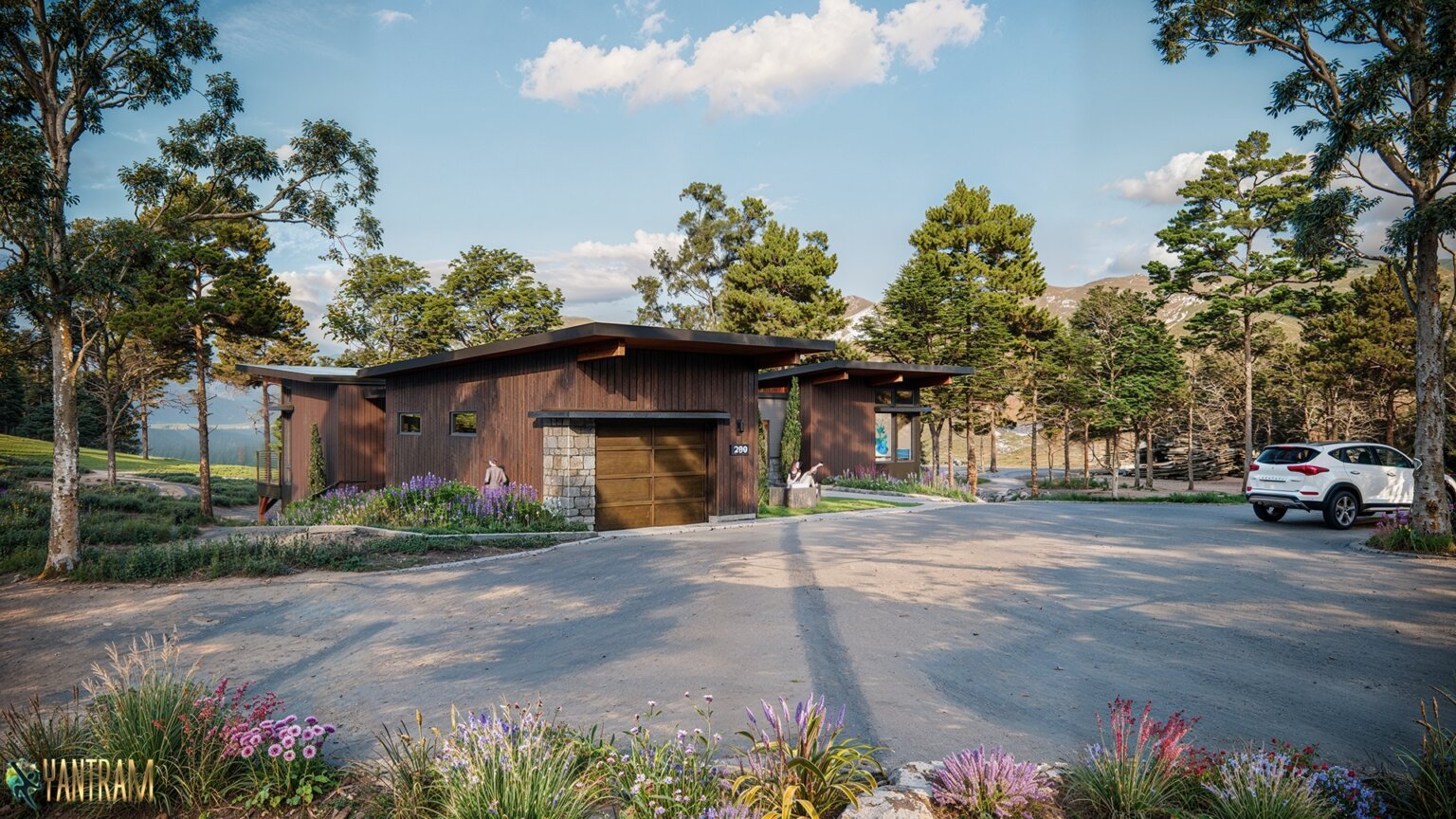 Photo inspiration: Picture Idea: 3D Architectural Visualization Services Dream Home In Austin Texas