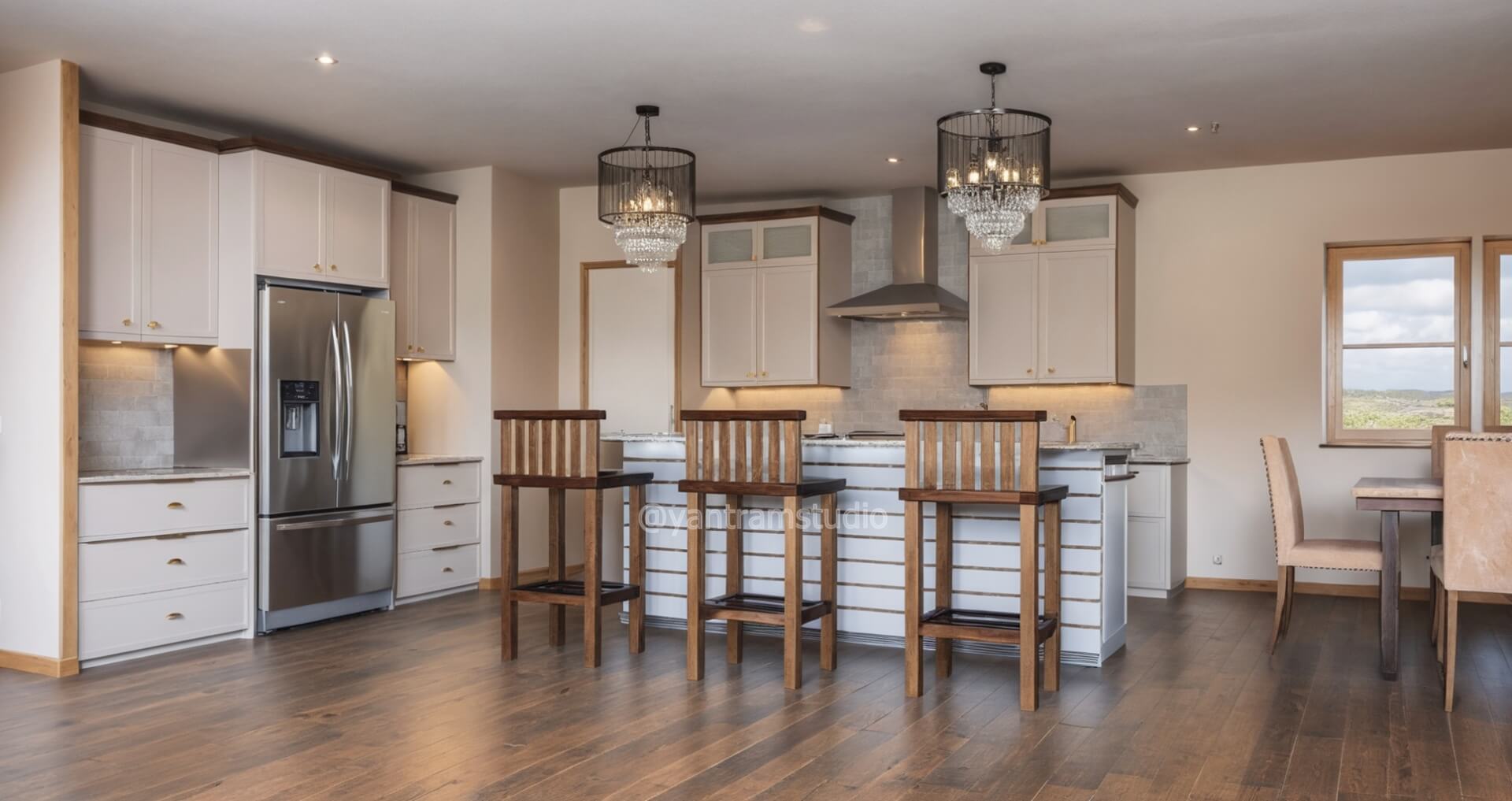 Elevate Your Culinary Space 3D Interior Design Rendering Services for Stunning and Functional Kitchen Designs