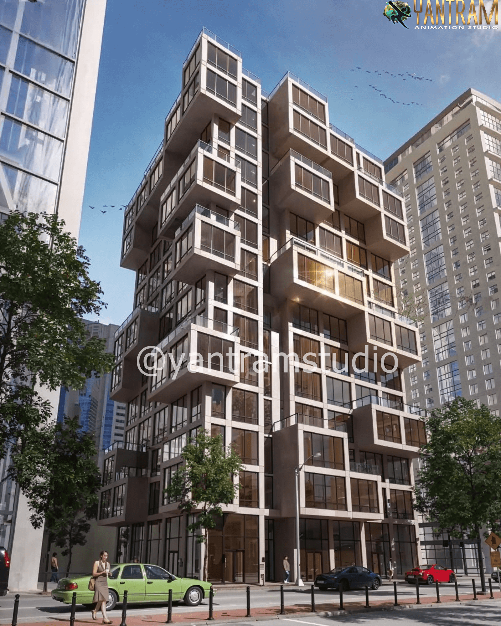 high rise apartment modern elevation design ideas 20250503 161927 20250503 163111