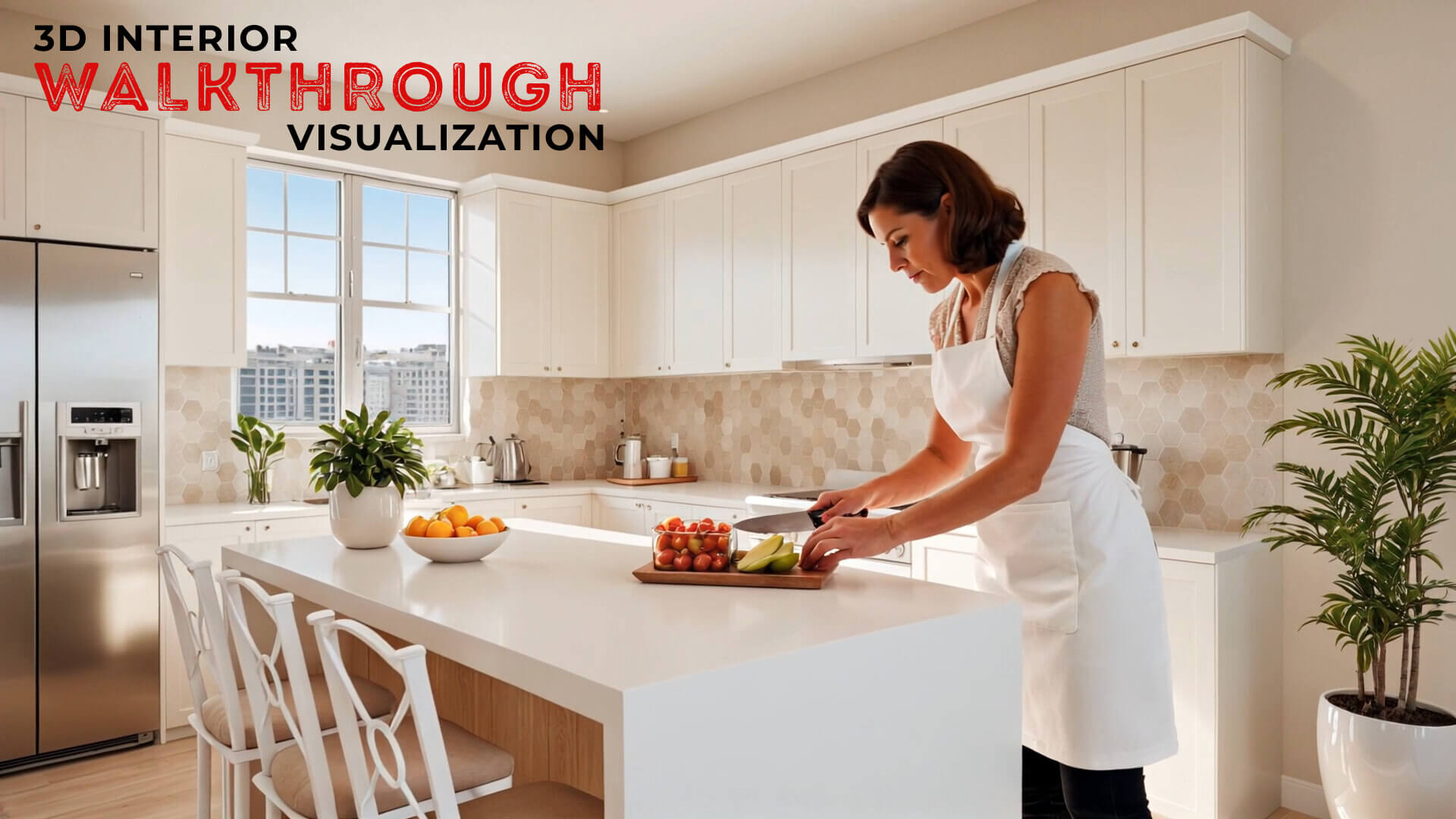 3D Interior Walkthrough Visualization Design 01