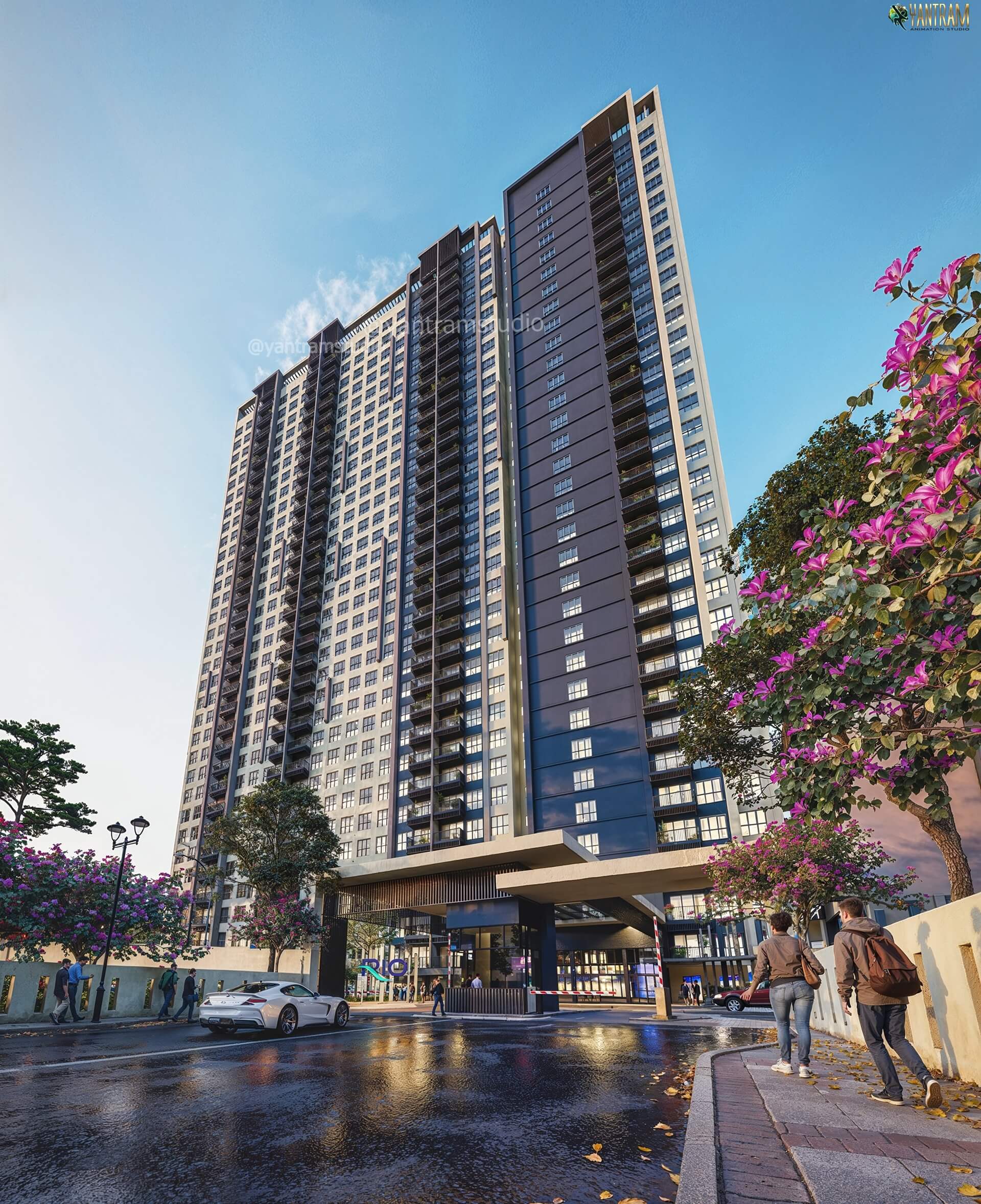Skyline Precision 3D Exterior Modeling Company Elevating High Rise Building Designs to New Heights