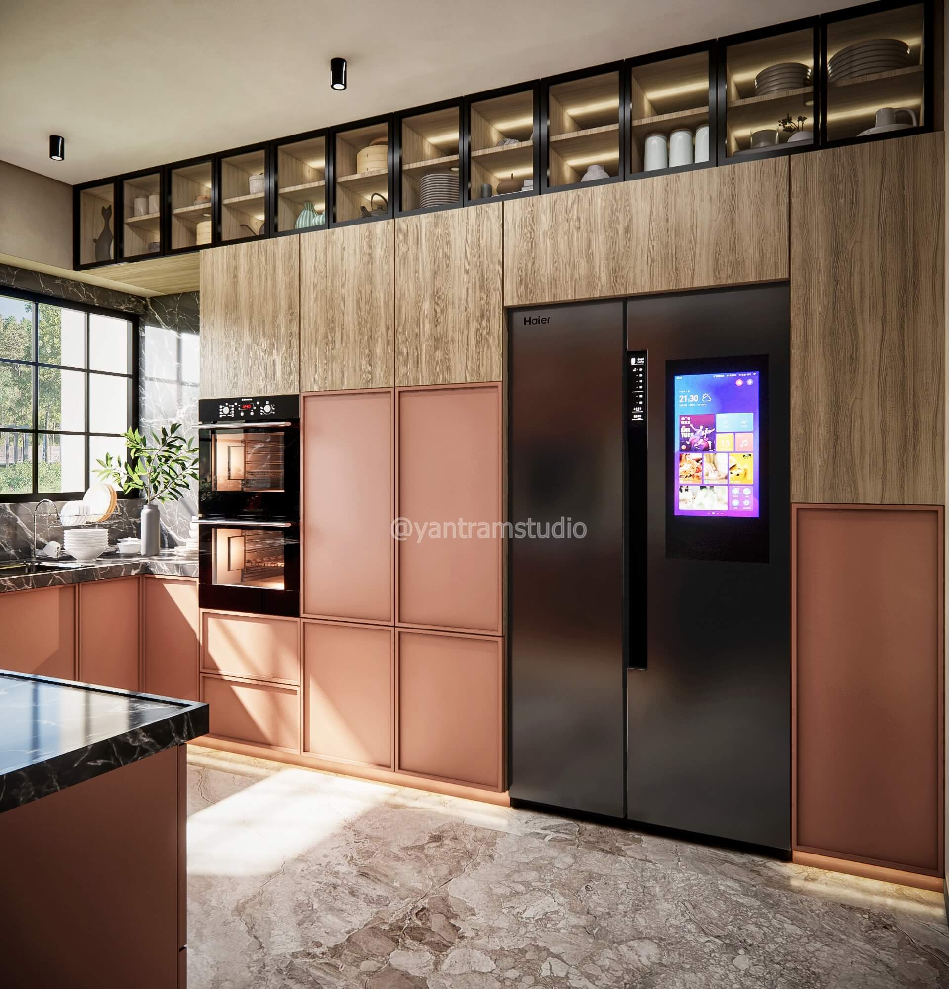 Luxury Modular Kitchen Ideas by Yantram Studio 3D Rendering Experts Luxury Modular Kitchen Ideas by Yantram Studio 3D Rendering Experts