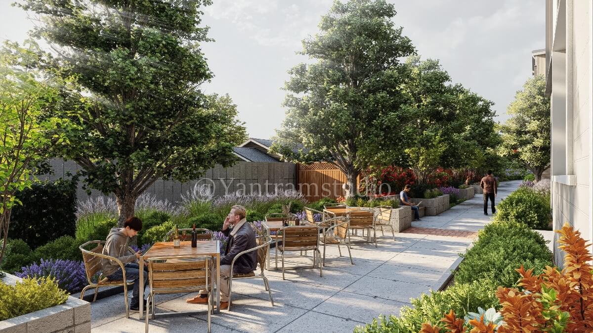 Designing Vibrant Outdoor Community Spaces with 3D Architectural Visualization