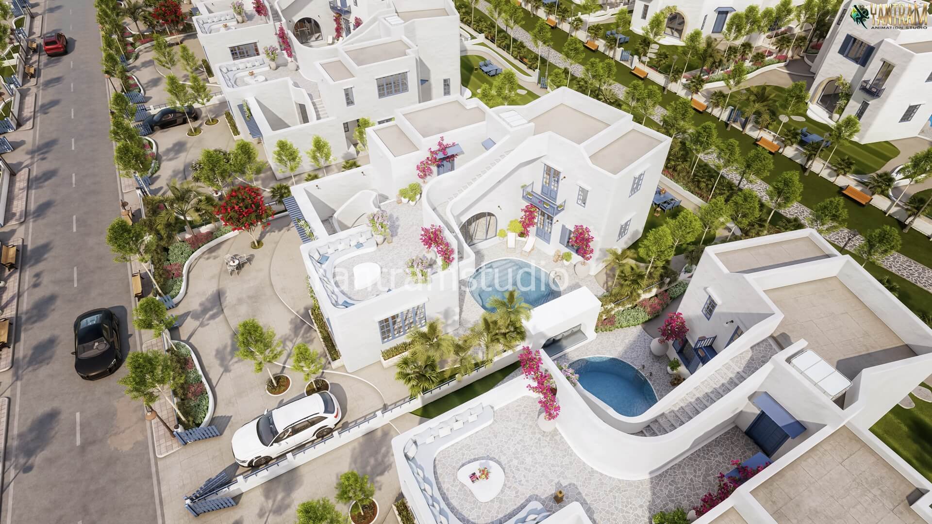 Luxury Mediterranean Villas Brought to Life Through 3D Architectural Visualization