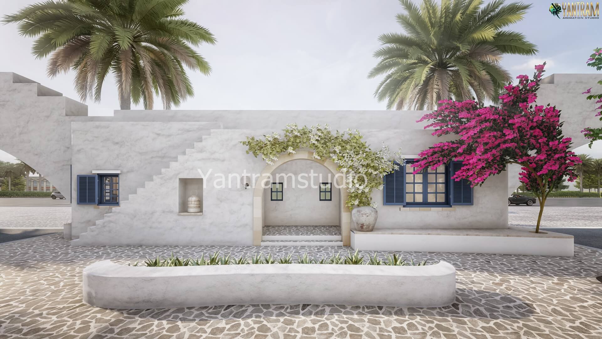 Minimalist Mediterranean Homes Visualized with Expert 3D Architecture