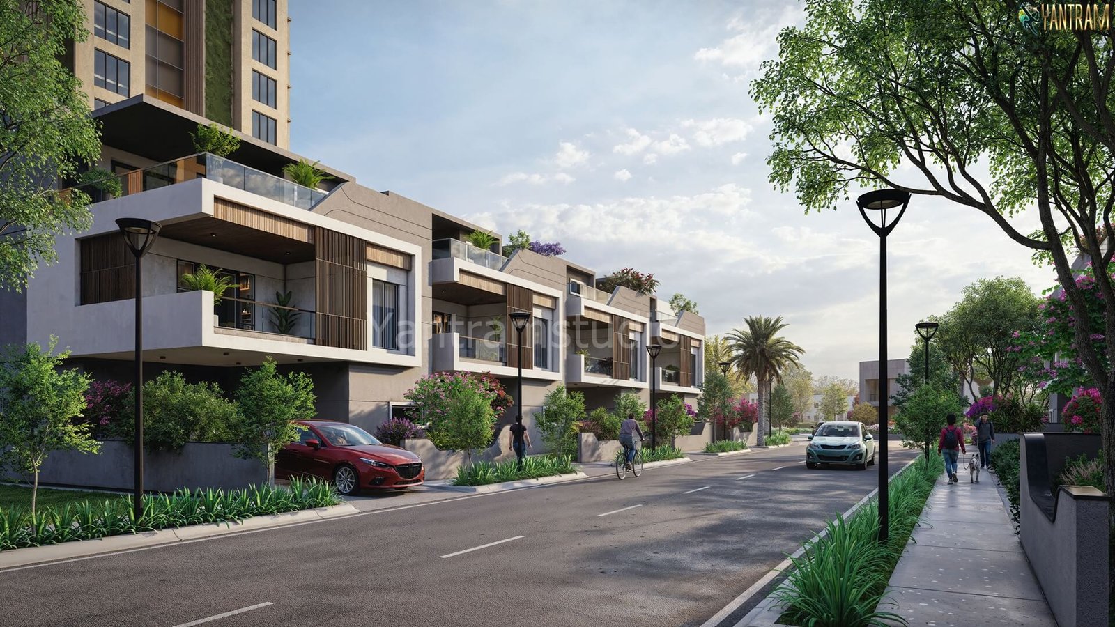 Modern Neighborhoods Reimagined with Professional Architectural 3D Rendering