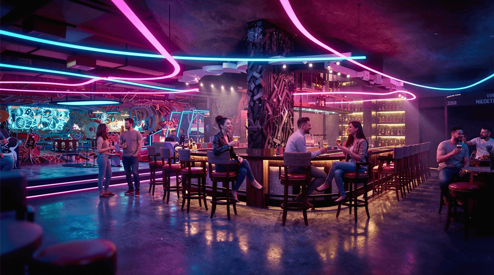 Discover How LA-Style 3D Interior Visualization Transforms Industrial & Graffiti-Inspired Spaces in Los Angeles, USA