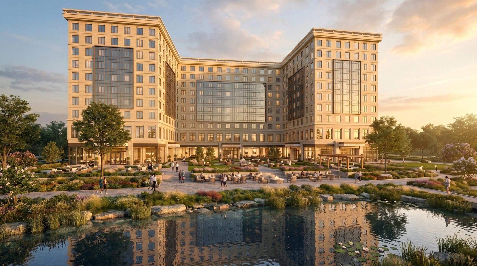 Luxury Commercial Building Rendering & Hospitality Visualization – New York USA | Yantram Studio