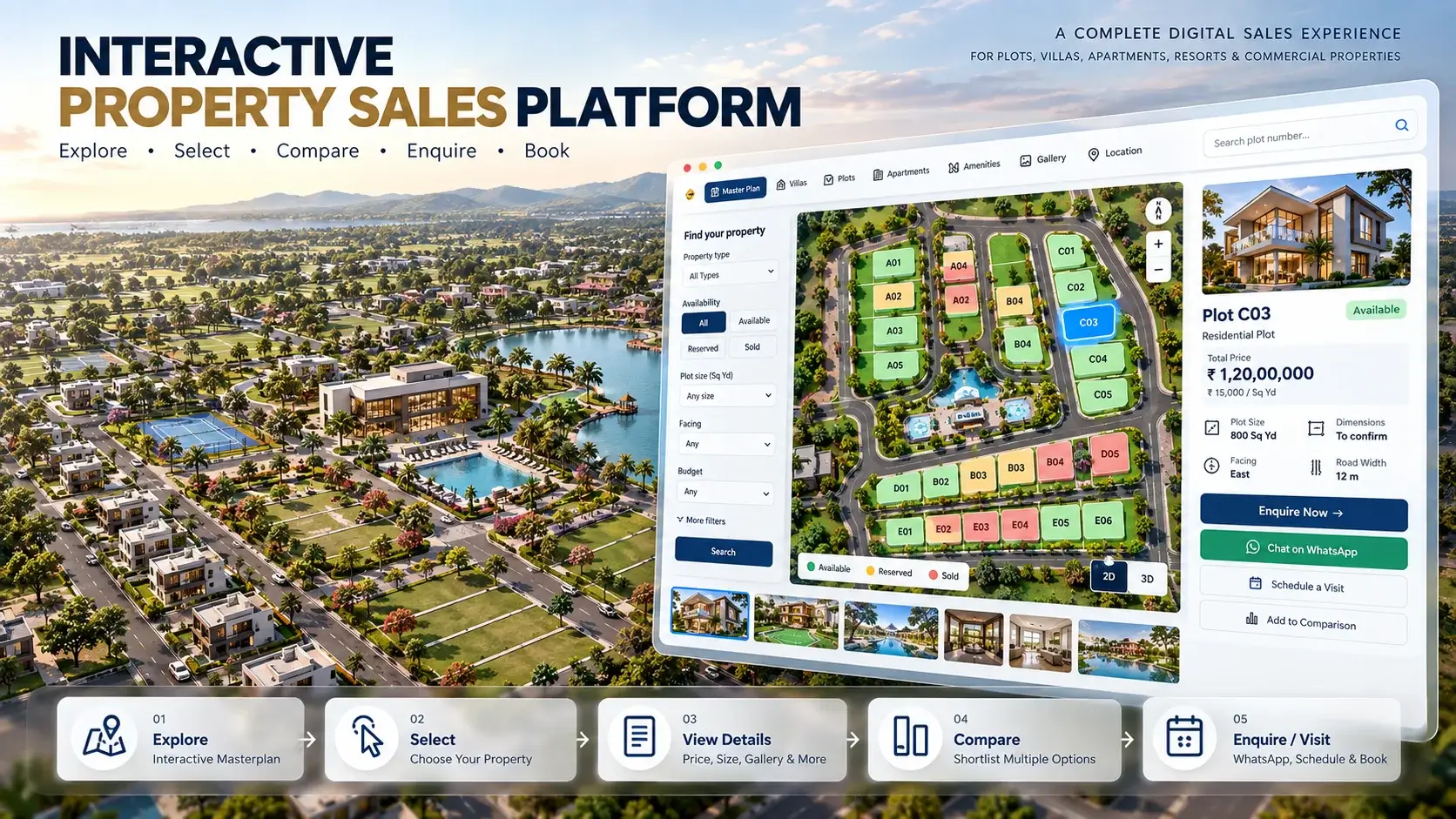 Interactive real estate sales platform in Los Angeles